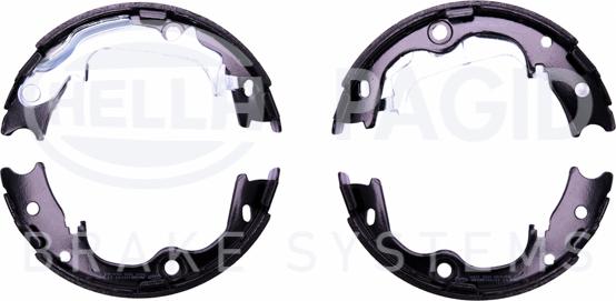 HELLA 8DA 355 051-091 - Brake Shoe Set, parking brake autospares.lv