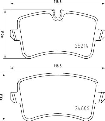 Lucas Engine Drive GDB1867 - Brake Pad Set, disc brake autospares.lv