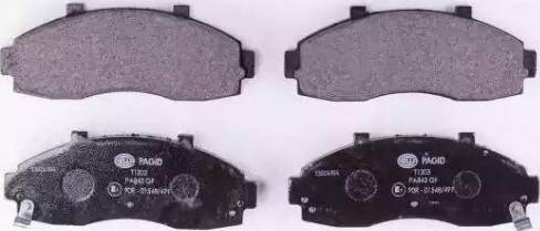 HELLA 8DB 355 009-951 - Brake Pad Set, disc brake autospares.lv