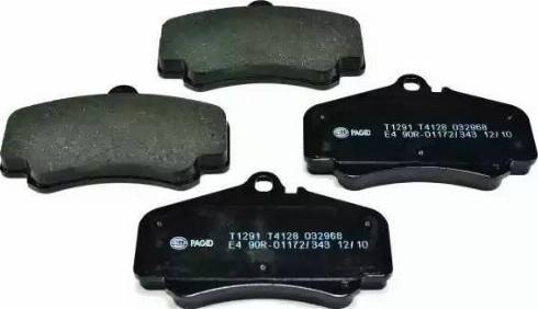 HELLA 8DB 355 009-841 - Brake Pad Set, disc brake autospares.lv