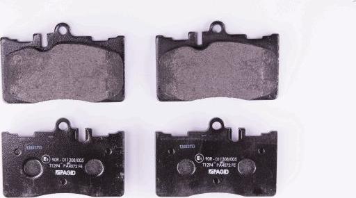 HELLA 8DB 355 009-861 - Brake Pad Set, disc brake autospares.lv