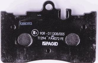 HELLA 8DB 355 009-861 - Brake Pad Set, disc brake autospares.lv