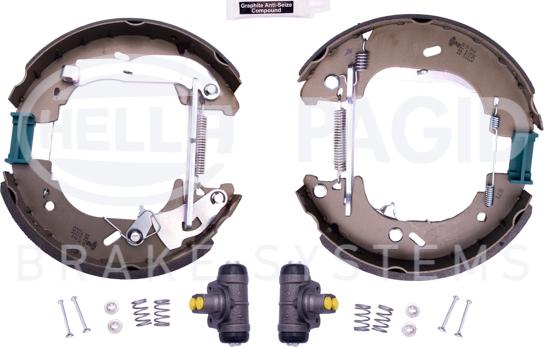 HELLA 8DB 355 004-681 - Brake Shoe Set autospares.lv