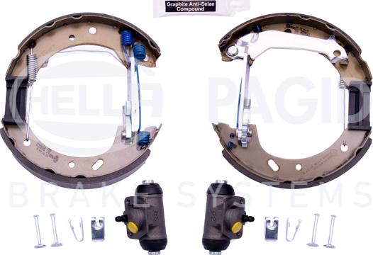 HELLA 8DB 355 004-081 - Brake Shoe Set autospares.lv