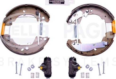 HELLA 8DB 355 004-121 - Brake Shoe Set autospares.lv