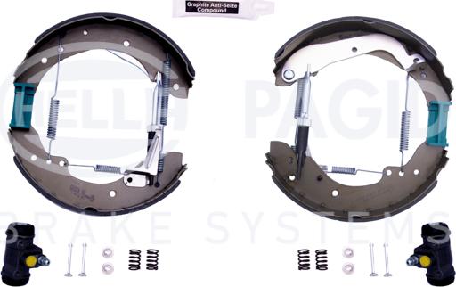 HELLA 8DB 355 004-171 - Brake Shoe Set autospares.lv