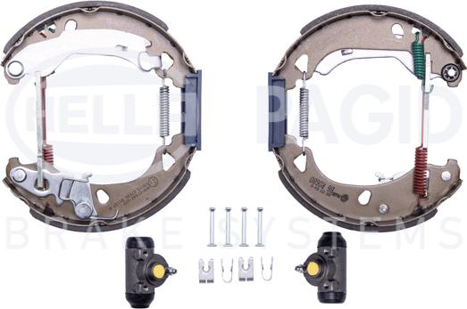 HELLA 8DB 355 004-311 - Brake Shoe Set autospares.lv