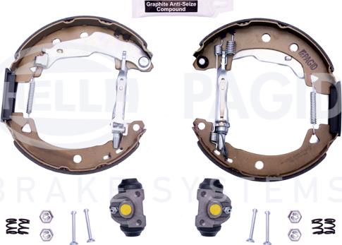 HELLA 8DB 355 004-381 - Brake Shoe Set autospares.lv