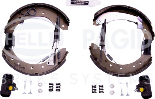 HELLA 8DB 355 004-241 - Brake Shoe Set autospares.lv