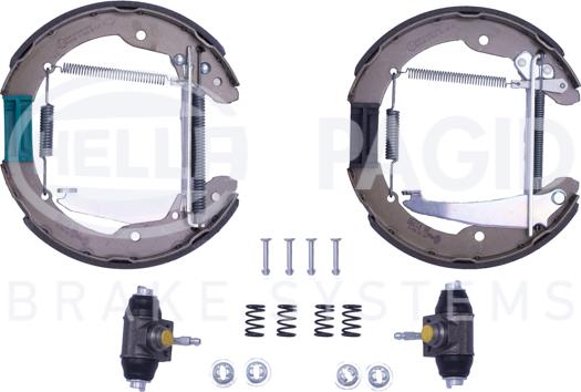 HELLA 8DB 355 004-721 - Brake Shoe Set autospares.lv