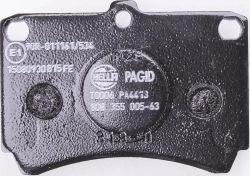 HELLA 8DB 355 005-631 - Brake Pad Set, disc brake autospares.lv