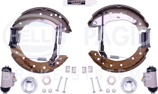 HELLA 8DB 355 005-041 - Brake Shoe Set autospares.lv