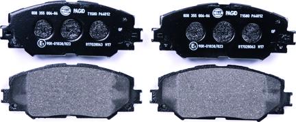 HELLA 8DB 355 006-861 - Brake Pad Set, disc brake autospares.lv