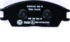 HELLA 8DB 355 006-271 - Brake Pad Set, disc brake autospares.lv