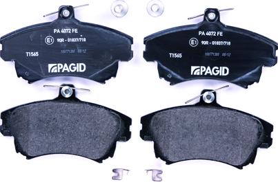 HELLA 8DB 355 006-711 - Brake Pad Set, disc brake autospares.lv