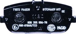 HELLA 8DB 355 006-781 - Brake Pad Set, disc brake autospares.lv