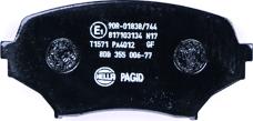 HELLA 8DB 355 006-771 - Brake Pad Set, disc brake autospares.lv