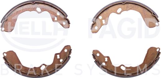 HELLA 8DB 355 000-491 - Brake Shoe Set autospares.lv