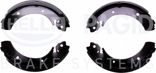 HELLA 8DB 355 000-551 - Brake Shoe Set autospares.lv