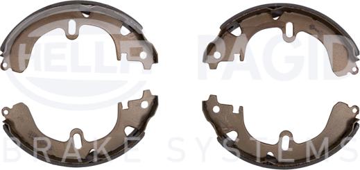 HELLA 8DB 355 000-681 - Brake Shoe Set autospares.lv