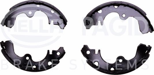 HELLA 8DB 355 001-561 - Brake Shoe Set autospares.lv