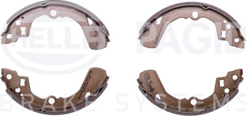 HELLA 8DB 355 001-141 - Brake Shoe Set autospares.lv