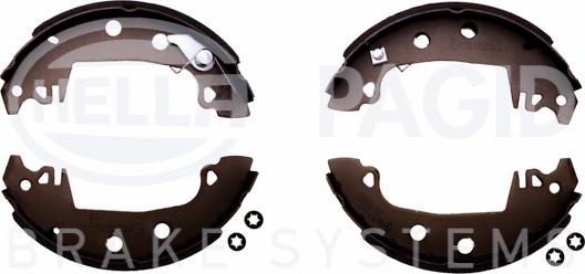 HELLA 8DB 355 001-201 - Brake Shoe Set autospares.lv