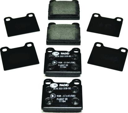 HELLA 8DB 355 008-801 - Brake Pad Set, disc brake autospares.lv