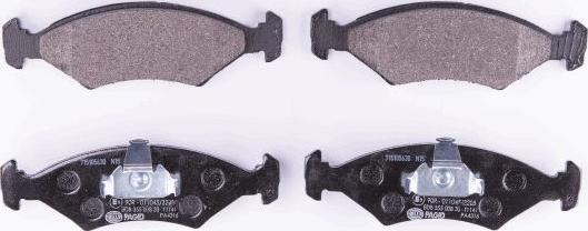 HELLA 8DB 355 008-331 - Brake Pad Set, disc brake autospares.lv