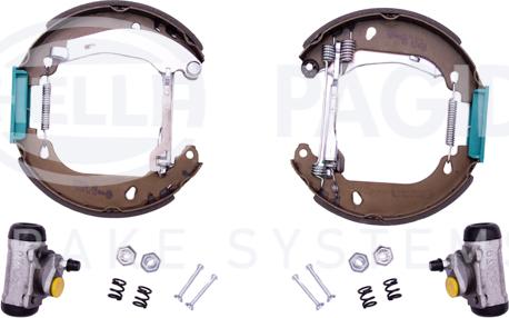 HELLA 8DB 355 003-911 - Brake Shoe Set autospares.lv