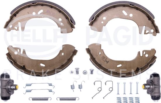 HELLA 8DB 355 003-231 - Brake Shoe Set autospares.lv