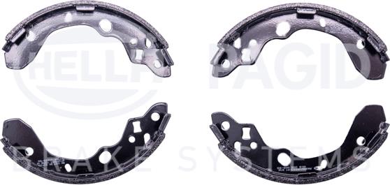 HELLA 8DB 355 002-551 - Brake Shoe Set autospares.lv