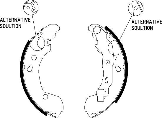 HELLA 8DB 355 002-801 - Brake Shoe Set autospares.lv