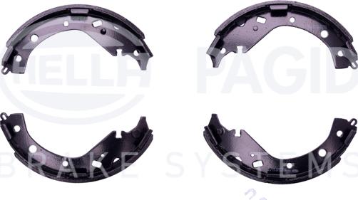 HELLA 8DB 355 002-811 - Brake Shoe Set autospares.lv