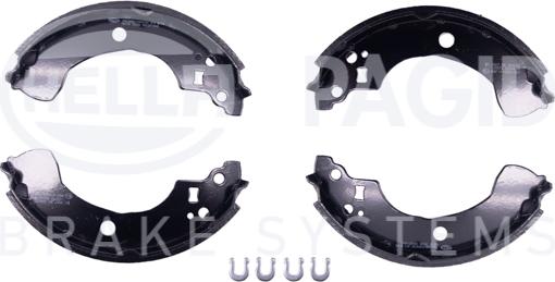 HELLA 8DB 355 002-881 - Brake Shoe Set autospares.lv