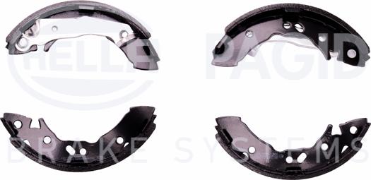 HELLA 8DB 355 002-271 - Brake Shoe Set autospares.lv