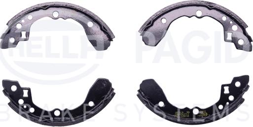 HELLA 8DB 355 002-711 - Brake Shoe Set autospares.lv