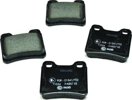 HELLA 8DB 355 007-451 - Brake Pad Set, disc brake autospares.lv