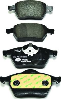 HELLA 8DB 355 007-881 - Brake Pad Set, disc brake autospares.lv