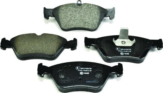 HELLA 8DB 355 007-731 - Brake Pad Set, disc brake autospares.lv