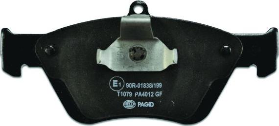 HELLA 8DB 355 007-731 - Brake Pad Set, disc brake autospares.lv