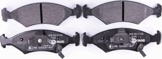 HELLA 8DB 355 019-891 - Brake Pad Set, disc brake autospares.lv