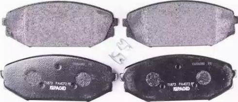 HELLA 8DB 355 014-681 - Brake Pad Set, disc brake autospares.lv