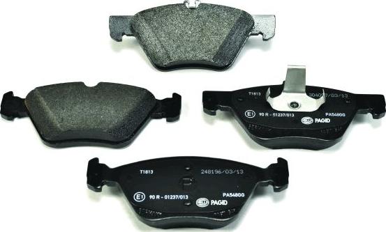 HELLA 8DB 355 014-291 - Brake Pad Set, disc brake autospares.lv