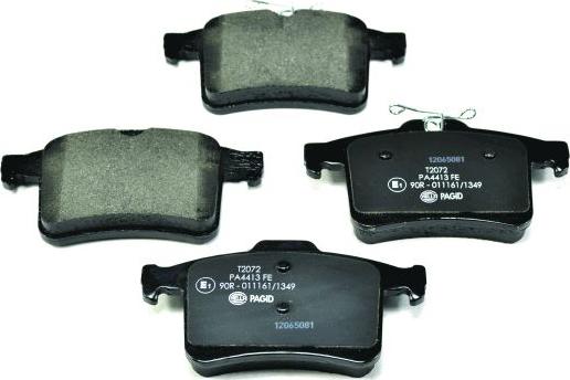 HELLA 8DB 355 015-901 - Brake Pad Set, disc brake autospares.lv