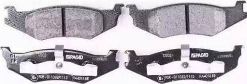 HELLA 8DB 355 015-631 - Brake Pad Set, disc brake autospares.lv