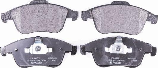 HELLA 8DB 355 015-041 - Brake Pad Set, disc brake autospares.lv