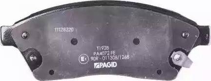 HELLA 8DB 355 015-051 - Brake Pad Set, disc brake autospares.lv