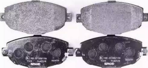 HELLA 8DB 355 015-341 - Brake Pad Set, disc brake autospares.lv