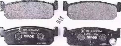 HELLA 8DB 355 015-271 - Brake Pad Set, disc brake autospares.lv